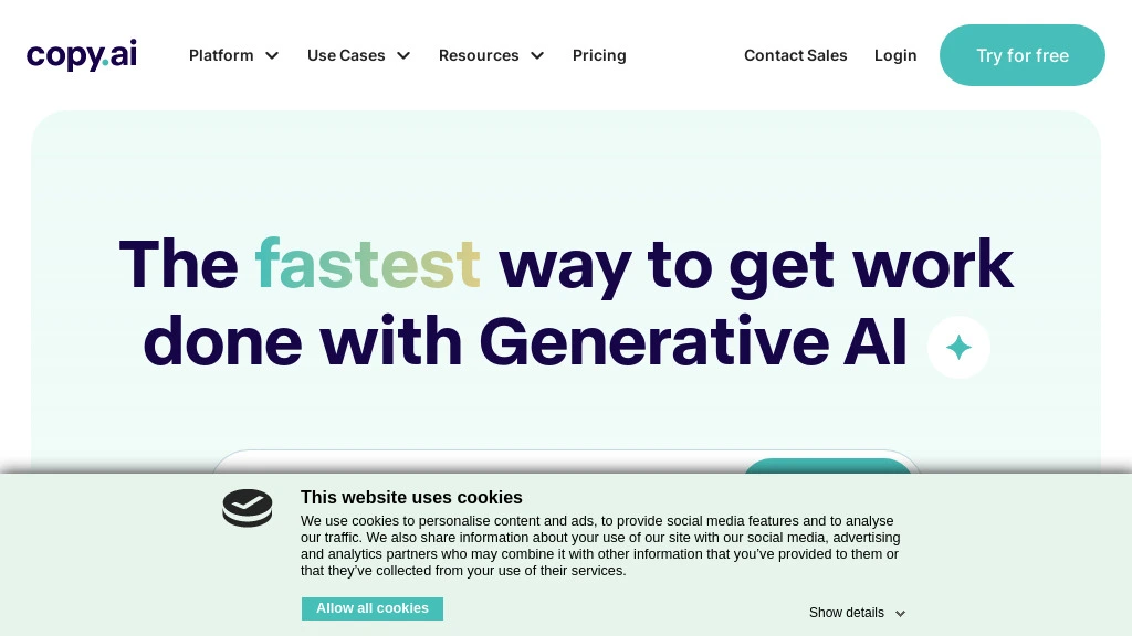 Copy.ai AI Podcast Description Generators