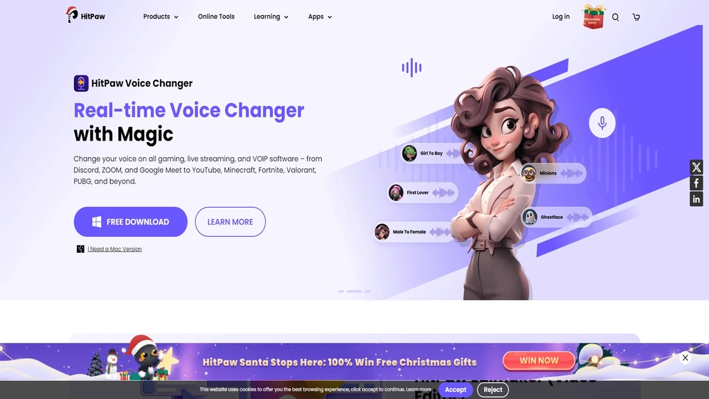 Hitpaw Best AI Voice Changer 2024
